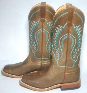 Macie Bean Women's A Perfect Western Boot, Square Toe, Brown, Size US 7, M9148 - Picture 1 of 7