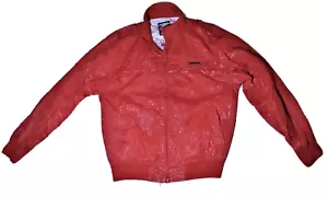 Chaqueta Live Mechanics Nailon Perforado Rock n Roll Race Cremallera Completa Talla XL Roja - Imagen 1 de 5