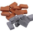 DIY Miniature HO N Scale Model Bricks Landscape Building Materials (50 Pack)