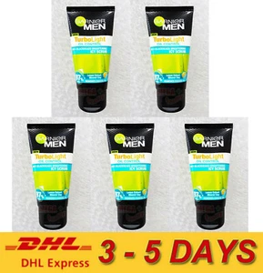5x Garnier Men Turbo Light Oil Control Anti-Blackheads Brighten Icy Scrub 50g - Picture 1 of 3