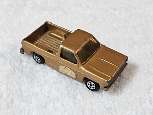 Vintage 1981 Ertl Fleetside Chevy Pickup Cooter's Garage Duke's Of Hazzard Gold - Picture 1 of 8