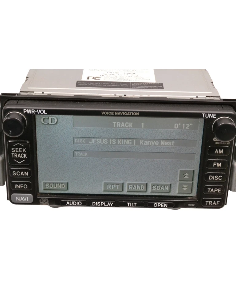 2002-2003 Lexus ES300 - Navigation Radio Assembly 8612033550 - Image 1 of 1