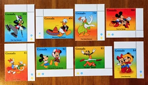 GRENADA 1996 DISNEY BAILES 8 SELLOS + 2 HOJITAS BLOQUE NUEVOS MNH - Imagen 1 de 2