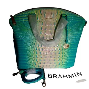 NEU BRAHMIN große Schultasche aus Duxbury Baumwolle Süßigkeiten Ombre Melbourne - Bild 1 von 5