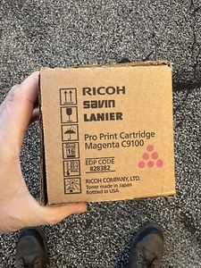 Ricoh Pro C9100 ProC9100 Series Magenta Toner Cartridge New In Box 828382 - Photo 1/4