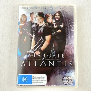 Stargate Atlantis Complete Third Season Series 3 2006 5 DVD Set VGC - Picture 1 of 14