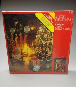 "A Cozy Christmas" / A Springbok 2-Sided Jigsaw Puzzle Brand New - Picture 1 of 3