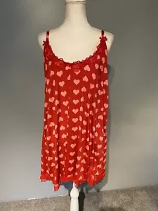 Babydoll Lane Bryant 22/24 Cacique Ropa para dormir Corazones - Imagen 1 de 4