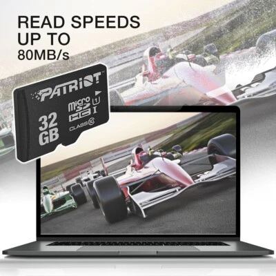 Patriot LX 32GB Micro SDHC C10 USH-I Highspeed HD Recording Flash Memory Card - Image 1 of 4