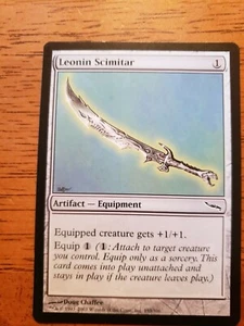 Cimitarra Magic The Gathering Leonin excelente estado - Imagen 1 de 2