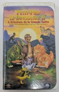 Petit-Pied Le Dinosaure 2 VHS (1994) - NTSC - French - VG (Tested) - Picture 1 of 6
