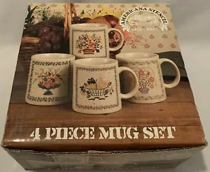 Americana Schablone Steinzeug Herbst Saisonal Kaffeebecher Set 3 Stück Japan - Bild 1 von 7