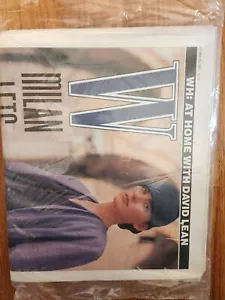 W Magazine October 2 - 9, 1989 MILAN DAVID LEAN AT HOME SEALED - Picture 1 of 2