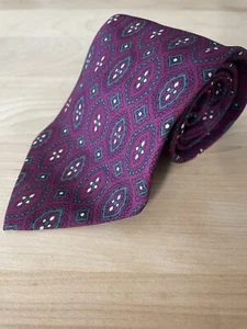 Ralph Lauren Handmade 100% Silk Neck Tie Length 59" Width 3.5" - Picture 1 of 6