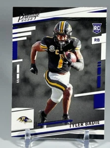Tarjeta de novato 2021 Panini Prestige Football #377 Tyler Badie RC NFL Ravens - Imagen 1 de 2