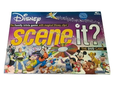 Disney Scene It? Family Trivia DVD Board Game Original 2004 COMPLETE - Image 1 of 4