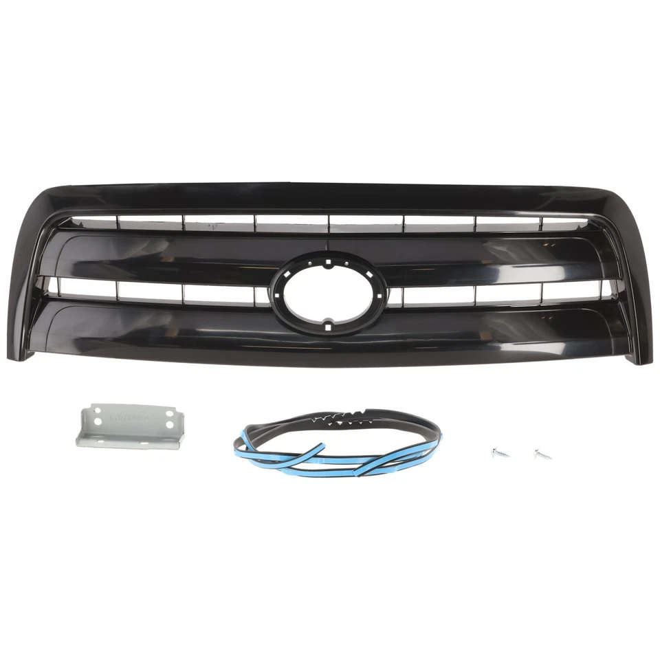 Rejilla para Toyota Tundra modelo base 2003-2006 cabina regular/acceso plástico negro Foto 1 de 1