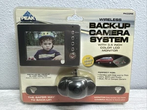 Camera Back Up Wireless Peak System PLCORB 3.5" Color LCD Monitor New & Sealed! - Picture 1 of 7