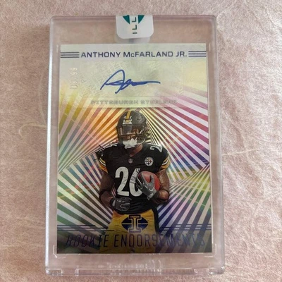 NFL Anthony McFarland Jr. auto RC 89/99 - Image 1 of 3