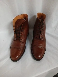 Messingstiefel handgefertigt Herren Größe 7,5 Knöchel, Spitze - Bild 1 von 19