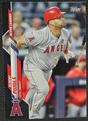 Topps Update Series 2020 - Albert Pujols #U-259 Active Leaders negro/69   Foto 1 de 2