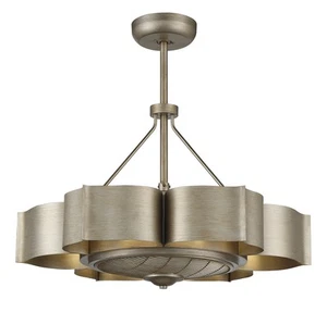 Savoy House 39-FD-125 Stockholm 14" LED Indoor Ceiling Fan - Silver - Picture 1 of 11