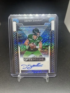 Derek Zammit Leaf Optichrome Auto Autographed Card /7 - Picture 1 of 2