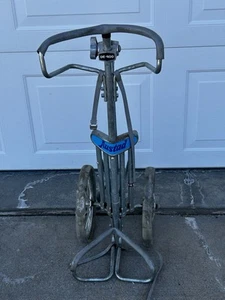 Vintage-Original 1980’s Austad’s DE-400 2-Wheel Aluminum Golf Pull Cart-Good - Picture 1 of 5