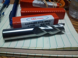 0,625 ZOLL 5/8 ZOLL 3-FLÖTEN EINENDIG HARTMETALL SCHAFTFRÄSER - Bild 1 von 1