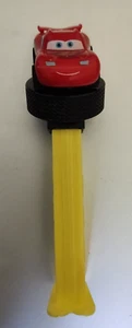 Disney Cars Lightning McQueen PULL & GO Pez Dispenser (BARELY USED) - Picture 1 of 3