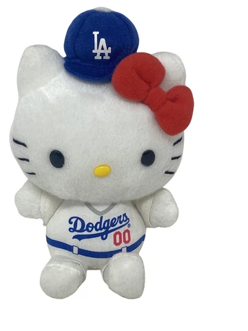 Hello Kitty 6” Los Angeles Dodgers Plush Doll 2015 Sanrio Cover