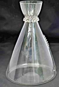 Powell & Sons Whitefriars Leather Bottle Glass Carafe c1880 - Picture 1 of 10