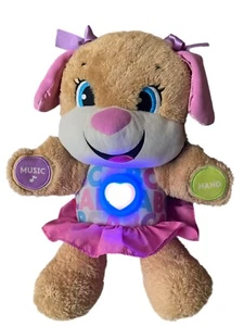 Fisher Price Laugh and Learn "Sis" Smart Stages Interactive Puppy Dog Plush - Picture 1 of 5