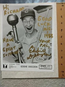 Eddie Deezen signiert persönlich beschriftetes Foto 8x10 s/w - Bild 1 von 4