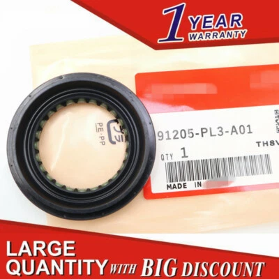 Drive Axle Seal AT/MT Left 91205-PL3-A01 91205PL3A01 Size 35*56*8mm - Image 1 of 4