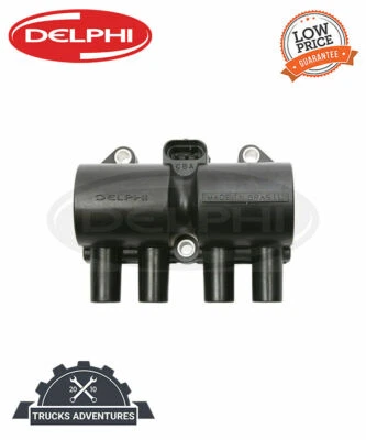 Delphi Ignition Coil GN10230 | High-Quality Auto Part, Universal Fit for Multipl Foto 1 de 4