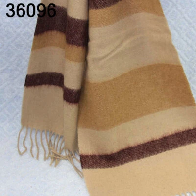 Sale New Vintage Mans Cashmere Wool Warm Striped Scarves Scarf GIFT 67096 - Image 1 of 4
