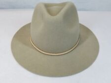 Brixton Men's Wesley Green Teardrop Crown Medium Brim Fedora Hat Size XS