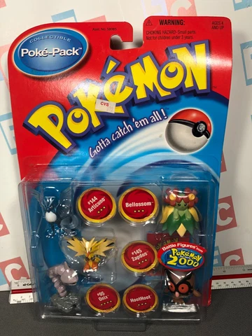 Pokemon Movie 2000 Battle Figures Poke Pack Unopened Zapdos Articuno Onix Cover