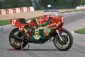 Mike Hailwood & Ducati 900 NCR - TT F1 - Isola di Man - 1978 - foto moto - Foto 1 di 1