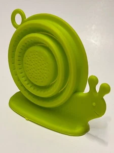 Limettengrün Faltbar Silikon Escargot Schnecke Tragbar Teesieb Teeei - Bild 1 von 4