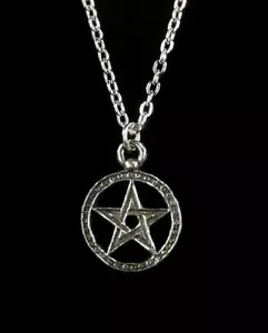 Dantes Hex - Alchemy Gothic Halskette - Fantasy Pentagramm Halsschmuck Kette - Bild 1 von 1