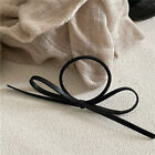 French Vintage Pu Butterfly Knot Hair Rope Simple Versatile Headwear $D