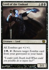 1x Lord of the Undead Heavy Play, English 8th Edition MTG Magic