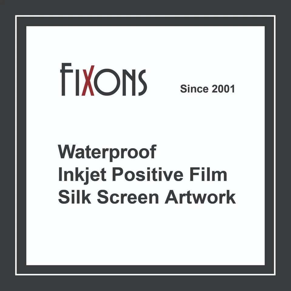 Waterproof Inkjet Screen Printing Positive  Film 8.5"x11" 500 Sheet - Image 1 of 2