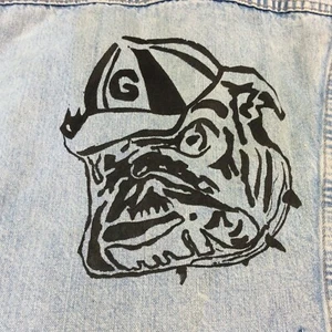 Chaqueta Levi's Tipo III Denim Polar Sherpa Georgia Bulldog Talla 44 De Colección EE. UU. - Imagen 1 de 12