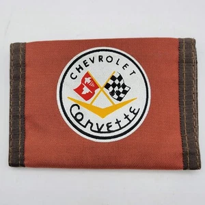 Vintage Ed Cholakian Chevrolet Corvette Nylon Schlüsselanhänger hergestellt in den USA neu aus altem Lagerbestand - orange - Bild 1 von 5