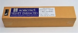 24" X 33' LEGION SOMERSET VELVET ENHANCED RADIANT WHITE 255 G INKJET PAPER - NEW - Afbeelding 1 van 5