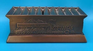 Banthrico Colorado Federal Savings & Loan Coin Bank Denver Building 1959 - Picture 1 of 8