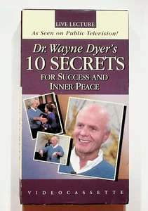 Wayne Dyer 10 Secrets For Success And Inner Peace VHS Video Tape - Picture 1 of 3
